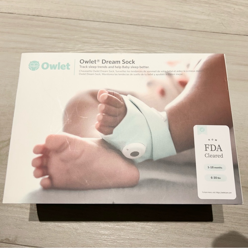 Owlet Dream Sock in Light Blue